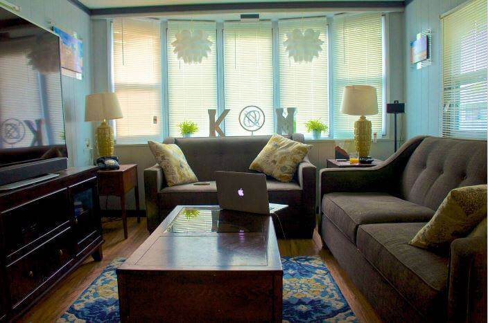 Example Of Using Blinds In Living Room