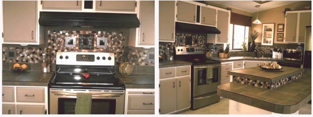 Examples Of Backsplashes In Mobile Homes Mosaic Tile