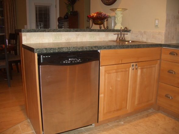 extreme manufactured home kitchen remodel after 2