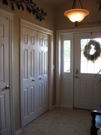 extreme manufactured home remodel foyer entrance
