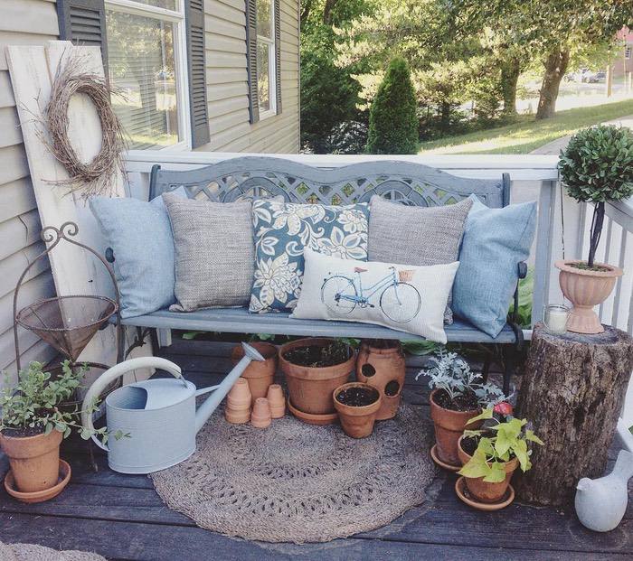 Farmhouse Style Front Porch