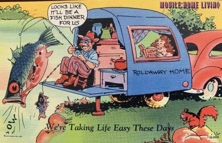 Fishin Easy Postcard 1