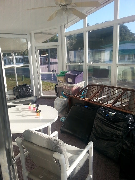 Flip Flop House Sunroom Before