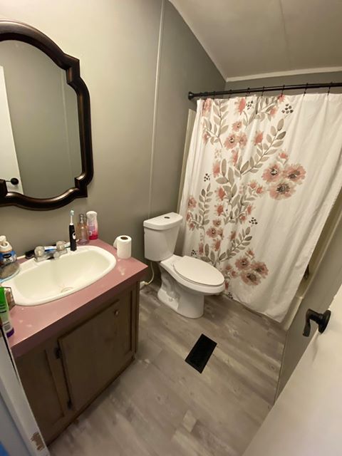 Florida Single Wide Guest Bath After