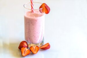 Delicious smoothies almost too cute to drink