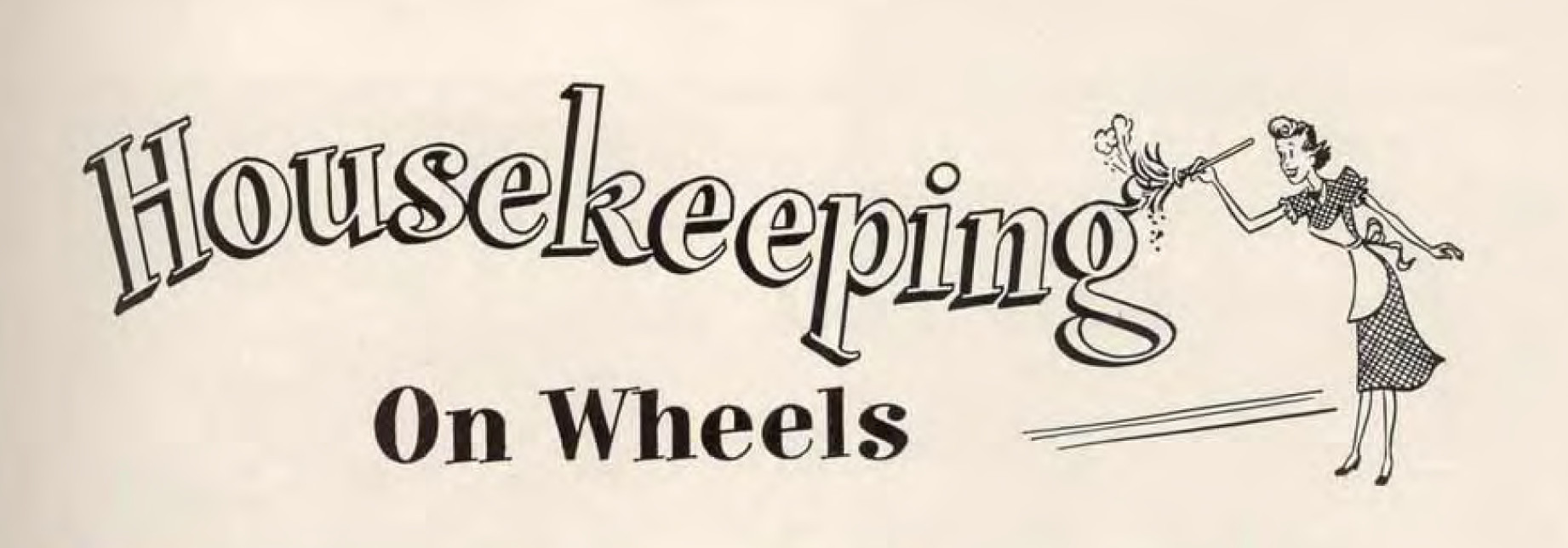 housekeeping on wheels