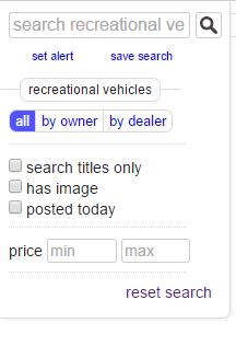 How to use craiglist - the filters