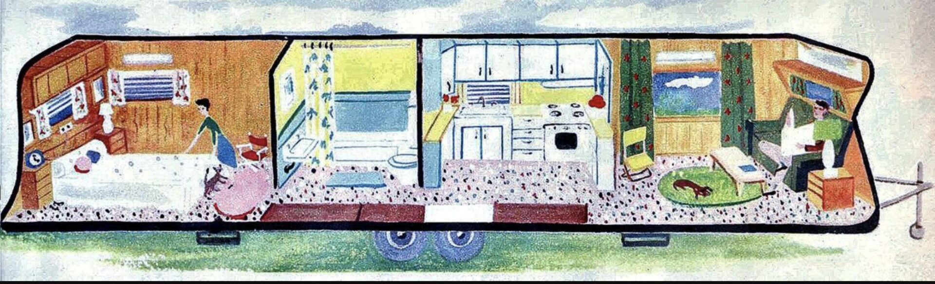 Inspiring Illustrator’s Single Wide Mobile Home Makeover