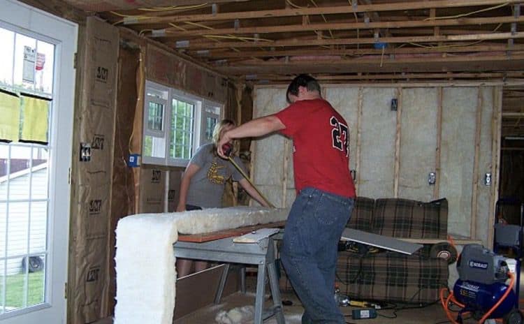 installing-insulation-into-a-mobile-home-during-remodel