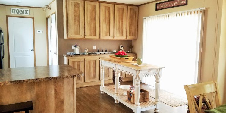 update a new manufactured home - kitchen