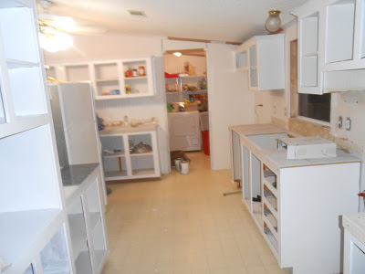 manufactured home makeover-remodeling kitchen