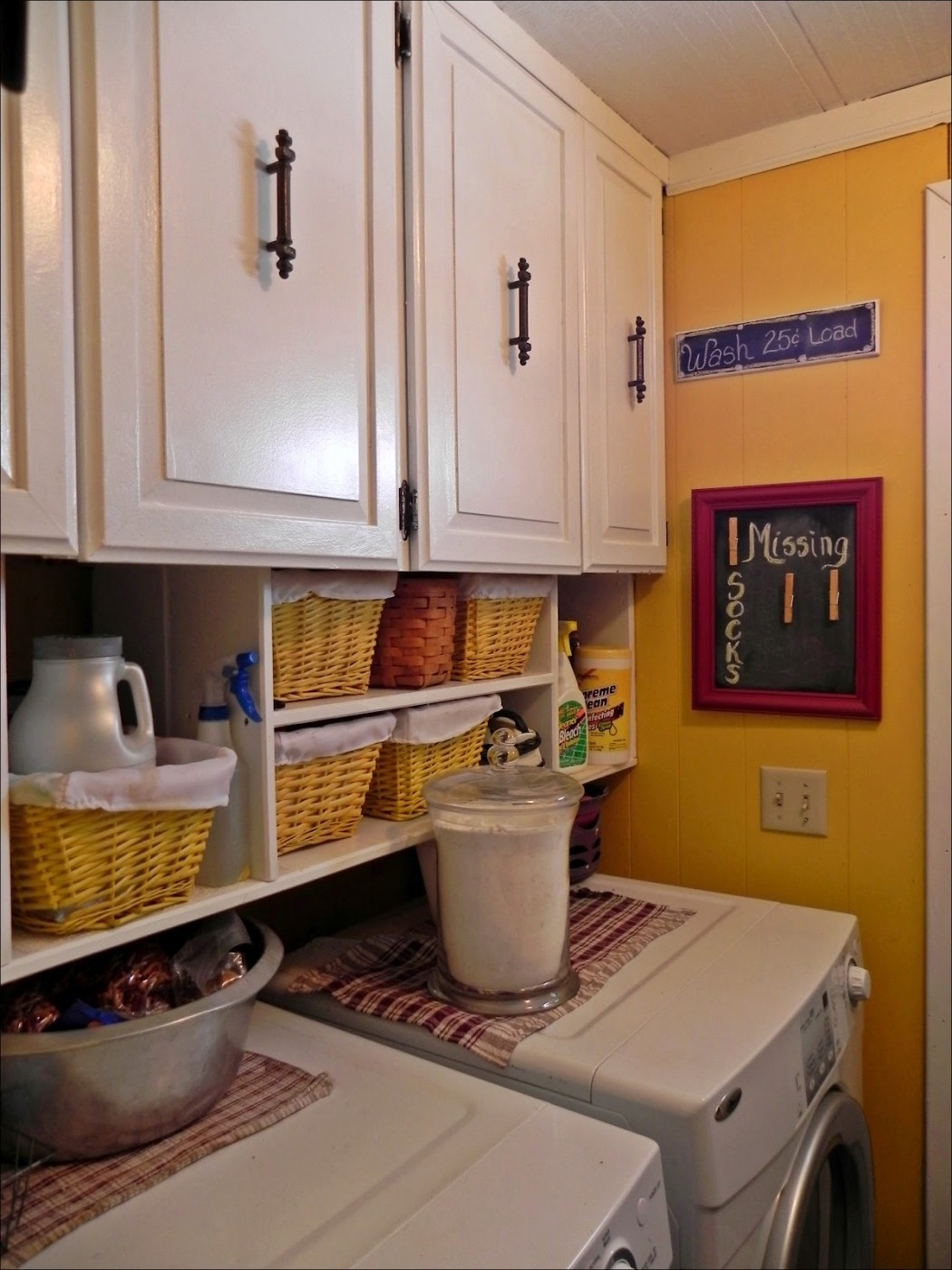 Laundry Room Makeover In A Double Wide laundry room makeover in a double wide