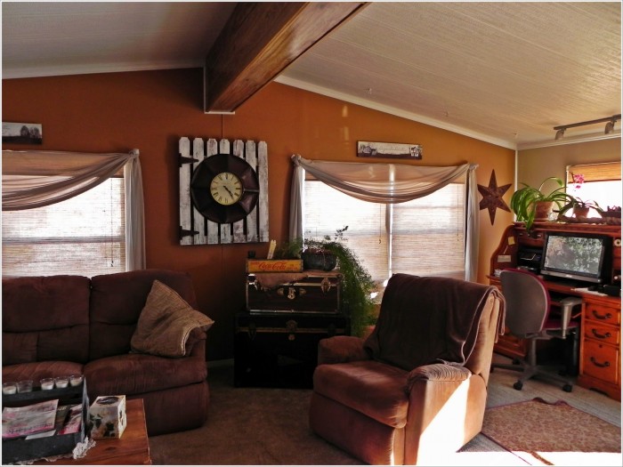 Double Wide Makeover Ideas - Living Room double wide makeover ideas - living room after