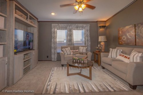 manufactured home design-family room