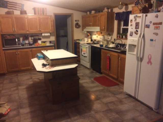 Before manufactured home kitchen update on 600 budget 3