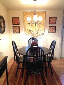 manufactured home makeover (dining room)