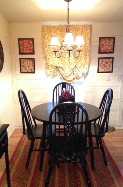 manufactured home makeover (dining room)