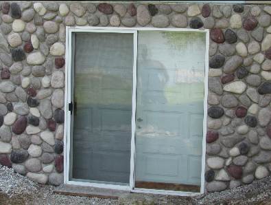 cedar siding on a mobile home
