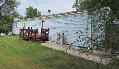 cedar siding on a mobile home
