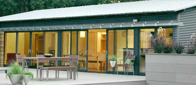 modern green pre-fab homes
