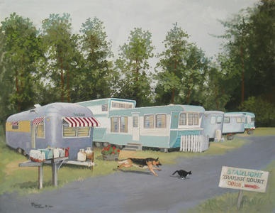 mobile home art  -