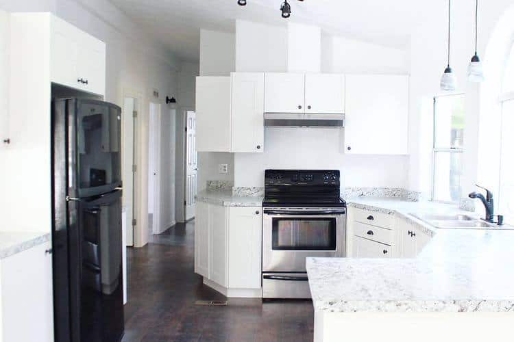 A New Hope For Mobile Homes: Flipping Mobile Homes In Portland Mobile home flippers create beautiful farmhouse mobile home kitchen after in 1988 ranchero double wide 1