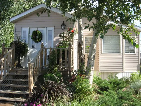 mobile home landscaping for shady areas