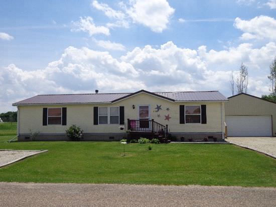 buying a mobile home in iowa-double wide with garage