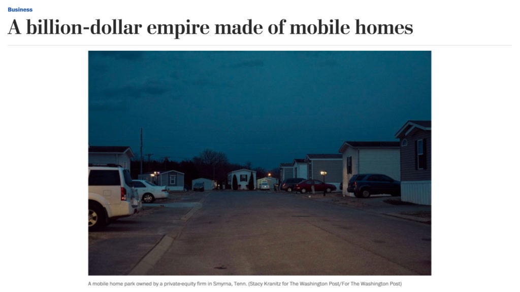 Mobile Home Park Injustices