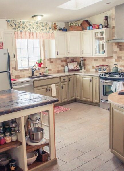 mobile home remodels chantal kitchen 2