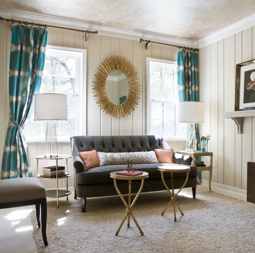 Mod Mid Century Room With Wood Paneling