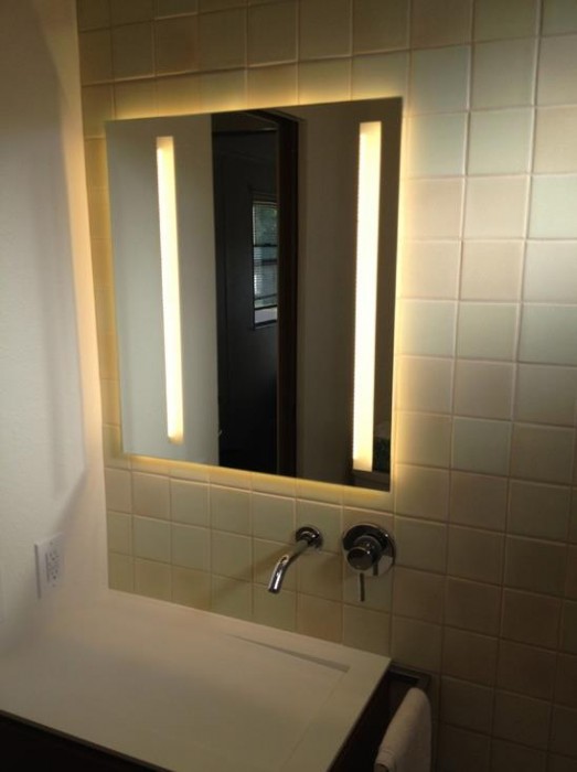 modern cabinetry in a bathroom