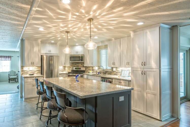 modern manufactured home kitchen remodel full kitchen 2