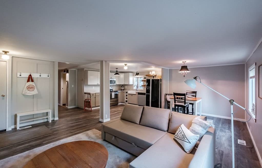 Oregon Double Wide Living Room