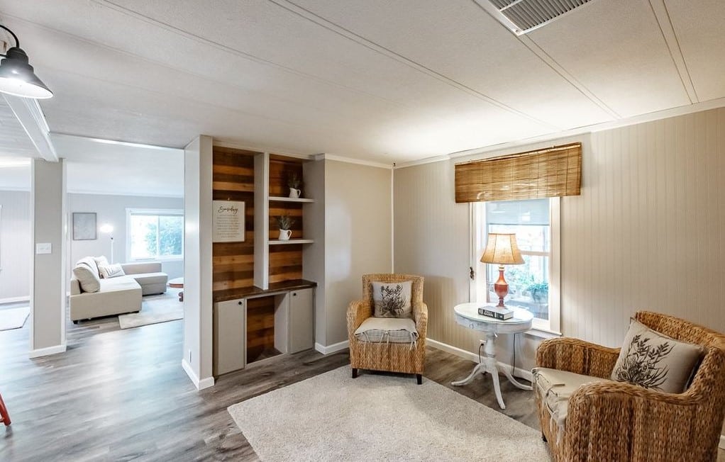 Oregon Double Wide Second View Of Sitting Room