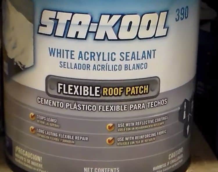 Patching And Coating A Flat Mobile Home Roof3