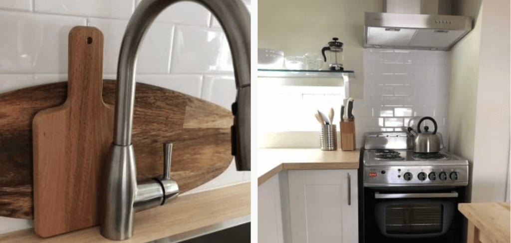 Peel And Stick Subway Tile Backsplashes In Mobile Homes