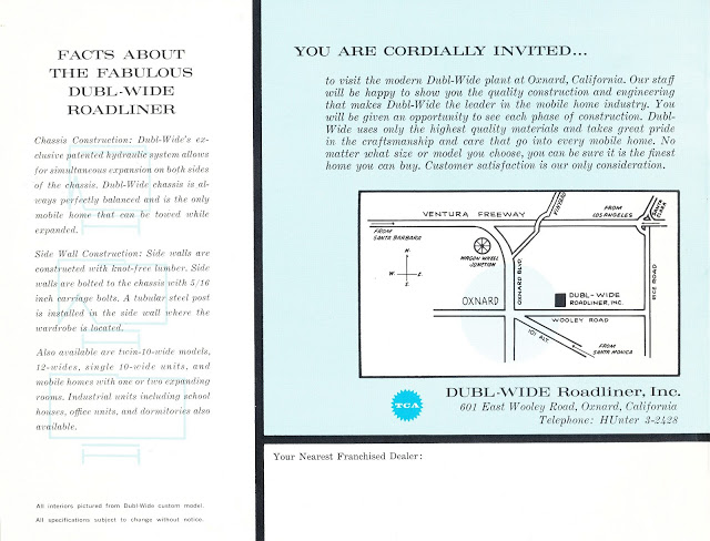 Dubl-wide Roadliner brochure - bedroom 2 - Expandable Mobile Homes