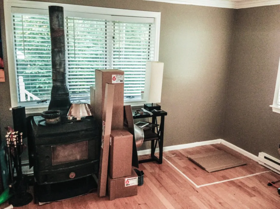 planning wood stove installation