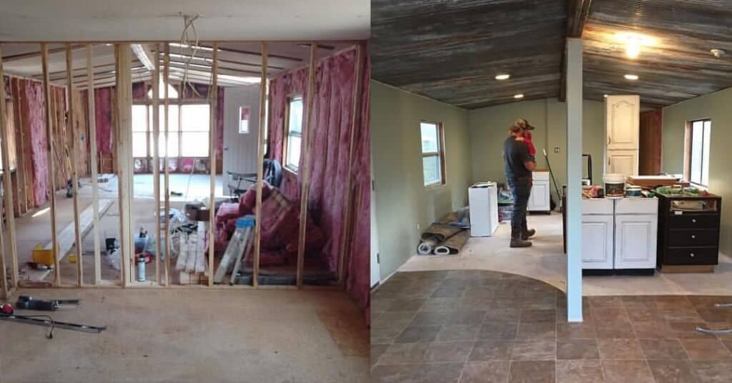 Primitive Country Remodeling Process