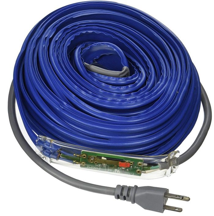 Ready your mobile home heat tape with thermostat