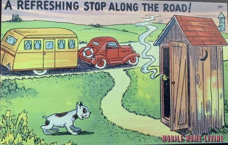 Refreshing Stop Along The Road Postcard 1