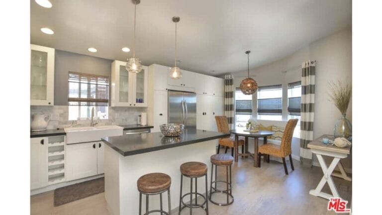 mobile home remodeling ideas - install curtain rods as high as possible