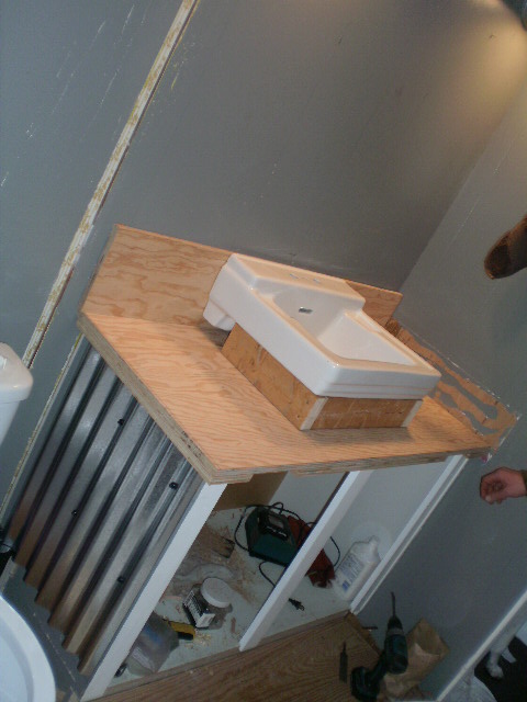 building a bathroom cabinet