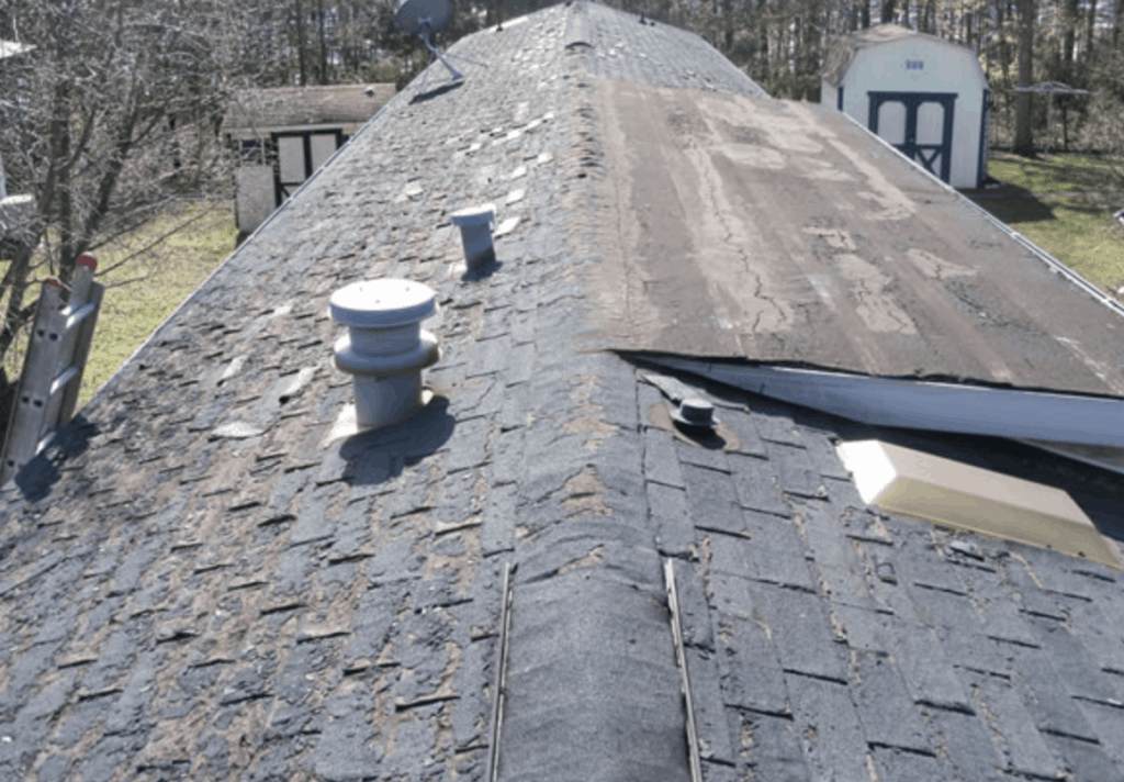 Single Wide Before Metal Roof Over