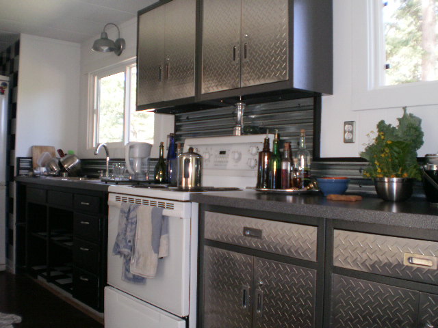 using sheet metal in a kitchen 