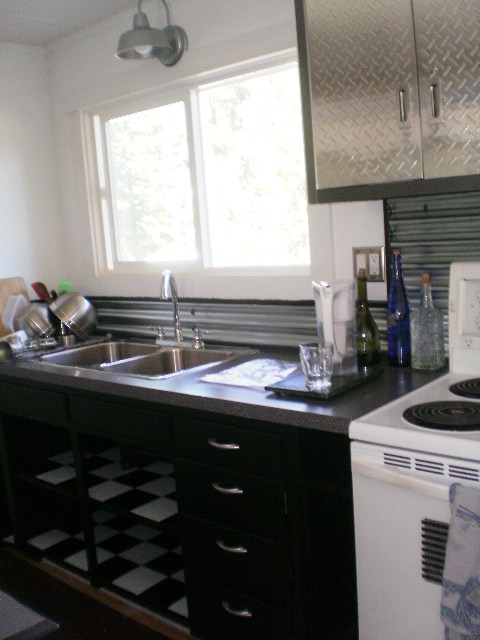 DIY sheet metal kitchen project