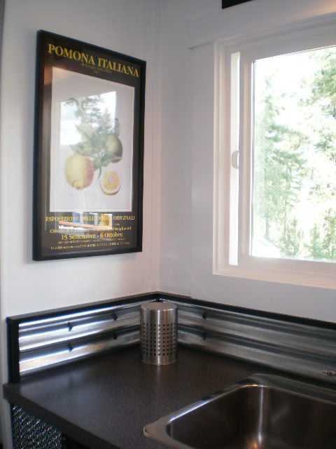 sheet metal backsplash 