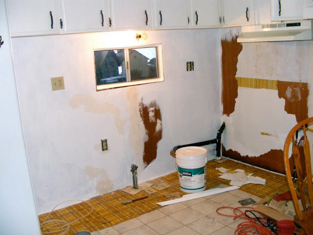 Single wide kitchen remodel-kitchen tearout 5