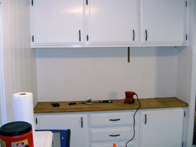 Single wide kitchen remodel-buffet during